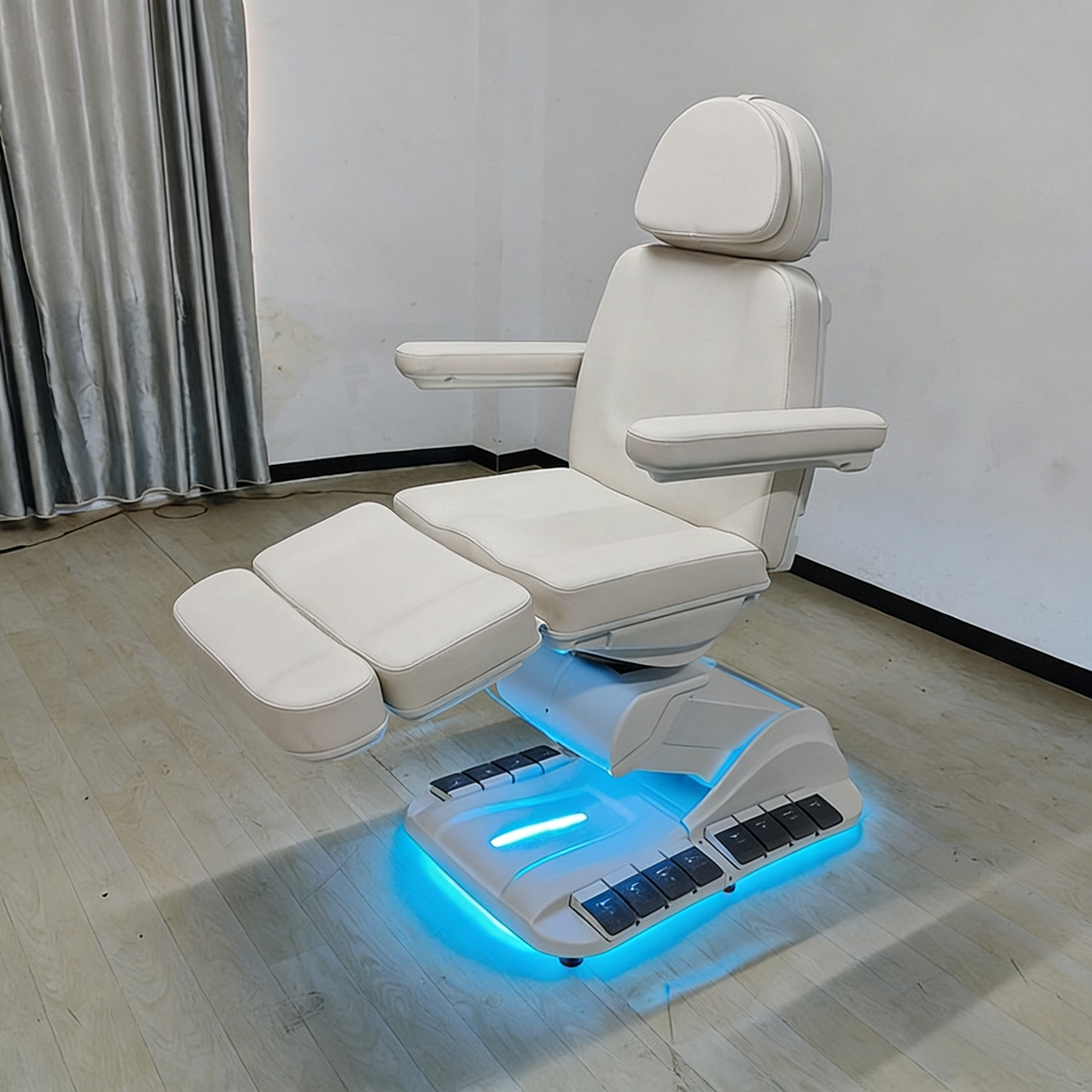 Hand-controlled and foot-controlled ambient lights
