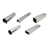 Tube supérieur de balustrade de garde-corps de tuyau de main courante carrée en acier inoxydable 304 316L