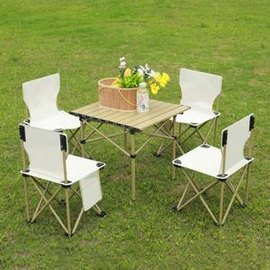 QM Custom Color Outdoor Portable Lightweight Camping Folding <b>Chair</b> <b>Foldable</b> <b>Table</b> Set Garden Set - Product Image 3