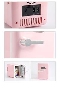 Mini réfrigérateur de beauté personnalisable, 4L, portable, électrique, en plastique, classe énergétique efficace, réfrigérateur compact, installation - Product Image 3