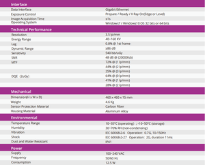 Mesin <span class=keywords><strong>x-ray</strong></span> ringkas dan portabel dengan detektor panel nirkabel Digital - Product Image 6