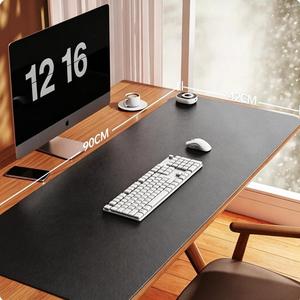 Large PU Leather Mouse Pad Waterproof <b>Desk</b> <b>Mat</b> Antifouling Keyboard Pad Table Warmer Pad 90*42cm - Product Image 2
