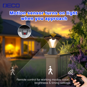 Lampe solaire de chemin de jardin de haute qualité, étanche IP65, 950 lumens, 8W, alimentée par énergie solaire, LED, pour pelouse - Product Image 6