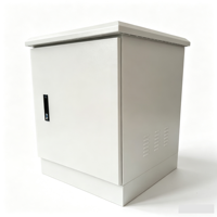 Armoire réseau extérieure sur pied 6U-18U 600 mm à dessus plat soudé, étanche IP55, rack de serveur en acier standard 19 pouces en stock