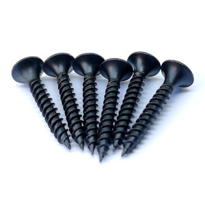 Tornillo para tablero de silicato de calcio - 3x25mm 19mm 4.2mm Tornillo negro para aglomerado - Product Image 4