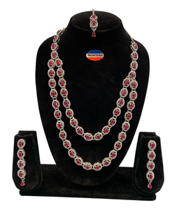 Conjunto de Collares AD Multicapa para Mujer, Diseño de Joyería Impresionante, Perfecto para Bodas, Fiestas, Desfiles de Moda y Vestimenta de Noche - Product Image 6