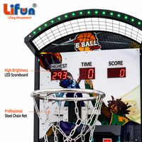 Machine de tir au basket pliable LIFUN, modèle de luxe pour centre de divertissement et entreprise de jeux
