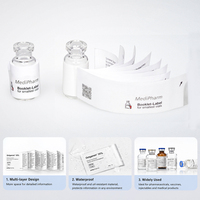 Étiquette pliante multi-pages pour emballage de fûts de pesticides agrochimiques, autocollant de livret résistant aux intempéries, durable et personnalisé