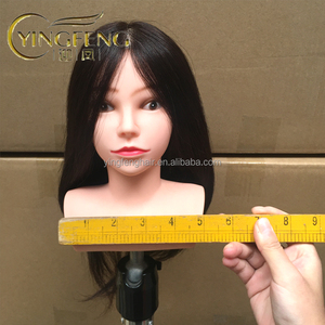 Nouveauté Mannequins de cosmétologie, cheveux humains, tête de manaquin afro-américaine avec jouets pour cheveux, tête d'entraînement, cheveux humains - Product Image 3