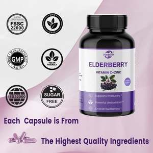 Haccp OEM ODM Soutien Immunitaire pour Adultes à base de Sureau, Vitamine C et Zinc, 60 Gélules - Product Image 4