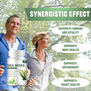 Capsule di Muschio Marino con Estratto di Alghe, Ashwagandha e CoQ10, Integratore Alimentare Salutare per Adulti - Product Image 6