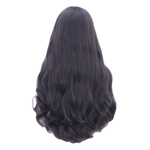 Peluca de Estilo Europeo Americano para Mujer, con Parte Lateral, Cabello Largo Rizado, Ondas Grandes, Fibra Capilar que Simula el Cuero Cabelludo, Estilo <span class=keywords><strong>COS</strong></span> para Fiestas, Nueva Llegada - Product Image 5