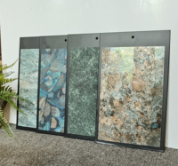 Panneau de meuble stratifié en OSB mélaminé à motif pierre, grade ENF E0 E1, 4x9 pieds, finition PET UV HPL pour la décoration intérieure