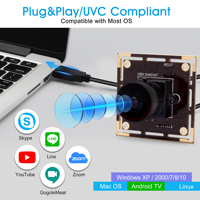 ELP 1.3mp 960P HD USB kamera modülü düşük aydınlatma geniş açı balıkgözü kamera ücretsiz sürücü ahududu pi Lightburn kamera