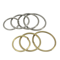 Joints toriques en métal pour porte-clés en cuir artisanat joints toriques en acier pour sacs joint torique en laiton 41mm