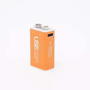 High Quality Replace Aa Aaa Batteries 1850AWH Rechargeable Li Ion Battery 9V 500mAh USB Type-C Lithium Battery