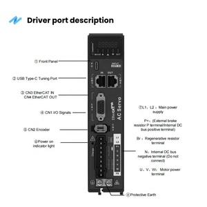 Dễ dàng sử dụng leadshine 400W ethercat <span class=keywords><strong>servo</strong></span> <span class=keywords><strong>Motor</strong></span> Kit hoặc 23bit giá trị tuyệt đối 400W <span class=keywords><strong>servo</strong></span> ethercat - Product Image 3