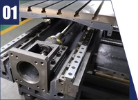 Centre d'usinage vertical CNC compact Kerui Meike Syntec VMC650 à quatre axes BT40 avec magazine d'outils automatique 24 emplacements