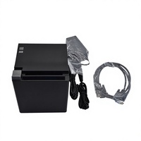 Imprimante thermique de reçus POS 80 mm, sans fil, Bluetooth, USB, LAN, WIFI en option, 203 dpi, alarme sonore et lumineuse, notifications de commandes