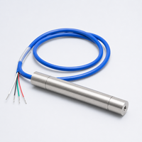 Capteur de température à fil vibratoire avec jauge de contrainte de surface, protection IP67, haute précision, plage de température -40~+80, pression d'eau