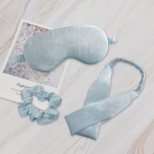 Ensemble Masque de Sommeil Écologique Personnalisable avec Logo, Chouchou et Bandeau pour la Sieste au Bureau et les Voyages en Extérieur - Product Image 4
