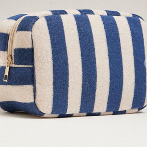 Personalized Embroidered Striped Terry Cosmetic <strong>Bag</strong> Bachelorette Party Customized Toiletry <strong>Bags</strong> Logo Stripe Cosmetic Pouch <strong>Bag</strong> - Product Image 4