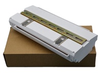 Kotak Plastik DIN Rail, Casing Instrumen Elektronik ABS, Casing Modul PCB untuk Pengontrol PLC, Sablon & Potongan Khusus