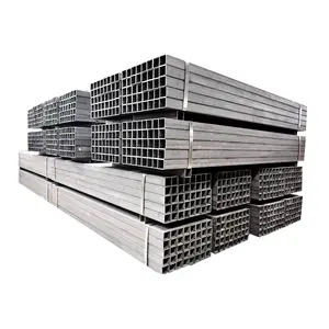 La norme ASTM A500 A36 S235JR ERW/Shs/Rhs/Structural/section creuse/carbone/recuit/carré/tuyau en acier rectangulaire pour poteau de clôture
