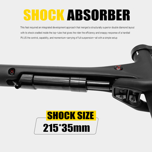Hot Epic Sốc Phía Sau Kích Thước 215*35Mm Thru Trục Boost148 * 12Mm BSA Ngã Ba Du Lịch 110Mm <span class=keywords><strong>Xc</strong></span> Xe Đạp Leo Núi Đầy Đủ Hệ Thống Treo <span class=keywords><strong>29</strong></span> MTB Khung - Product Image 5