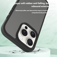TPU + PC matériel téléphone étui mat panneau anti-empreintes digitales anti-rayures étui de téléphone portable pour iPhone 15 Pro