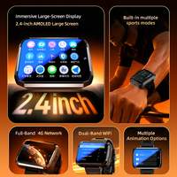 Jam Tangan Pintar 4G T9 dengan Kamera Ganda, Panggilan Video, Layar AMOLED 2,4 Inci, dan RAM 6GB Penyimpanan 128GB