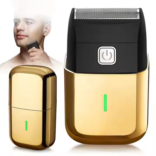Men's Rechargeable Single Blade Electric Shaver with USB TYPE-C Reciprocating Design Electric Shaver Reciprocating Single Blade