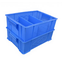Caisses en plastique pour légumes en gros d'usine, boîtes de rangement empilables, conteneurs en plastique personnalisés pour fruits et stockage en usine