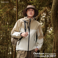 Logo personnalisé manteau de randonnée coupe-vent à capuche extérieur imperméable unisexe veste grande taille Softshell hommes tenues d'hiver vestes à capuche