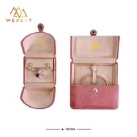 Webest Présentoir à bijoux en velours de luxe Boîte cadeau Boîte à bijoux bracelet Boîtes à bagues en velours Vente en gros