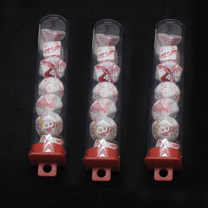 Ensemble de dés polyédriques à bords tranchants de 7 pièces, directement de l'usine, emballage personnalisable (pochette/boîte/tube/gobelet) pour jeux et divertissement - Product Image 4