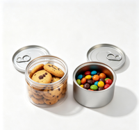 DK Mini Taille 202 #   Couvre-boîtes en aluminium à ouverture facile de 52,5 mm pour canettes de boissons - Écologiques et de qualité alimentaire