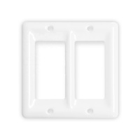 Plaques murales décoratives en porcelaine 2 prises électriques Interrupteur Plaque murale américaine 120v