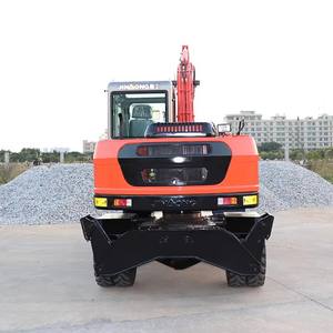 Escavatore Gommato JinGong 9085LZ-<span class=keywords><strong>8</strong></span> da 7 Tonnellate con Benna da <span class=keywords><strong>0</strong></span>,3m³ e Velocità Nominale <span class=keywords><strong>0</strong></span>-30km/h - Product Image 4