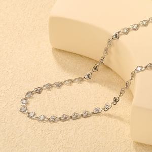 Collar de Moda de Alta Calidad en Acero Inoxidable 316 con Colgante de Ojo, Estrella y Corazón, Chapado en Oro de 18k, Cadena Cubana para Mujer - Product Image 6