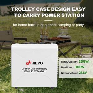 Портативная солнечная электростанция 3000 Вт с контроллером MPPT, чистая синусоида, порт RV, аварийный резервный источник питания, аккумулятор LiFePO4 - Product Image 4