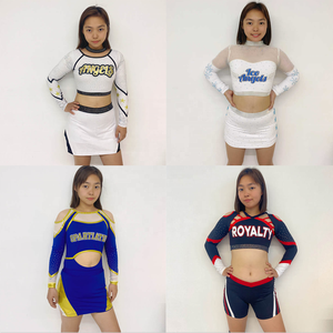 Ace Sport su misura all'ingrosso sublimata Cheerleading pratica di indossare <span class=keywords><strong>la</strong></span> vendita calda ragazze uniforme top pantaloncini Ceerleading uniformi - Product Image 3