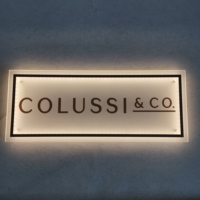 Prix par projet, logo mural rétroéclairé par LED en acrylique et acier inoxydable, enseigne commerciale pour entreprises, hôpitaux, utilisation en extérieur, étanche IP65