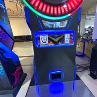 Machine de boxe commerciale à monnayeur en métal robuste, jeu d'arcade avec support en anglais - Testeur de force de kickboxing