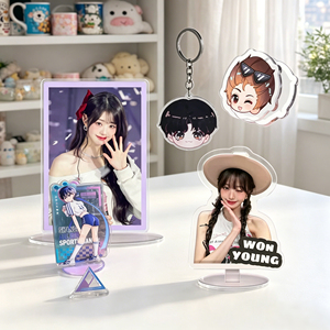 ชุดของขวัญที่ระลึกสำหรับผู้ประกอบการ ประกอบด้วยพวงกุญแจเสื้อยืดลายการ์ตูนอนิเมะแบบกำหนดเอง CCH - Product Image 2