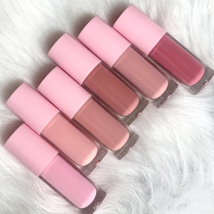 OEM personalizado su propio logotipo de etiqueta privada brillante bálsamo labial conjunto impermeable de larga duración desnudo de etiqueta privada lápiz labial mate - Product Image 2