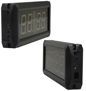 <span class=keywords><strong>Horloge</strong></span> de compte à rebours électronique LED carrée Ganxin de 2,3 pouces avec affichage numérique à 4 chiffres, télécommande et options multicolores - Product Image 4