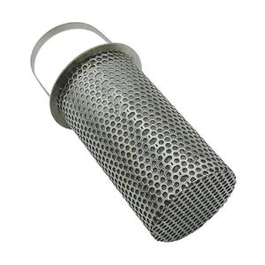 Vente chaude et abordable 304 en acier inoxydable perforé filtre panier filtre industriel <span class=keywords><strong>cartouche</strong></span> panier filtre baril - Product Image 1