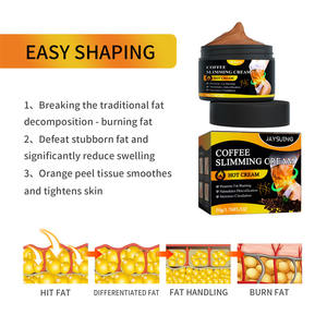 Crème amincissante au café, Massage du grand <span class=keywords><strong>ventre</strong></span>, Lifting, raffermissement, sculptant le corps, perte de poids en 7 jours, crème amincissante au gingembre - Product Image 4