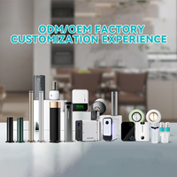 Diffuseur de parfum automatique AeroScent 55 ml en plastique, fonctionne sur piles, type C, garantie 1 an, utilisation hôtelière et domestique, portable
